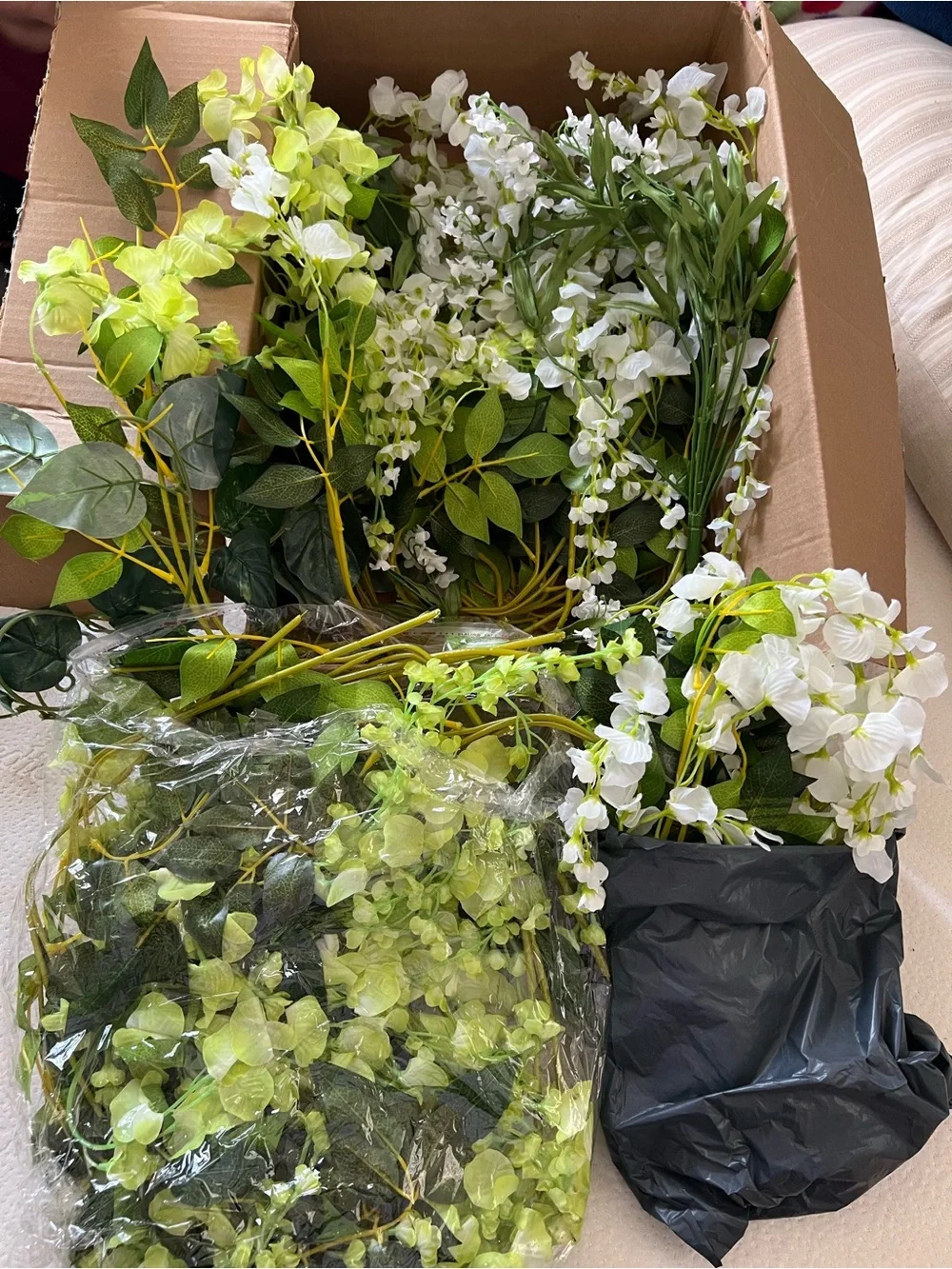 Bulk Artificial flowers and rose petals